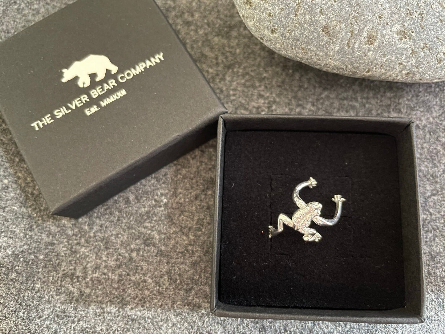 Frog - 925 Sterling Silver Ear Cuffs - Boxed