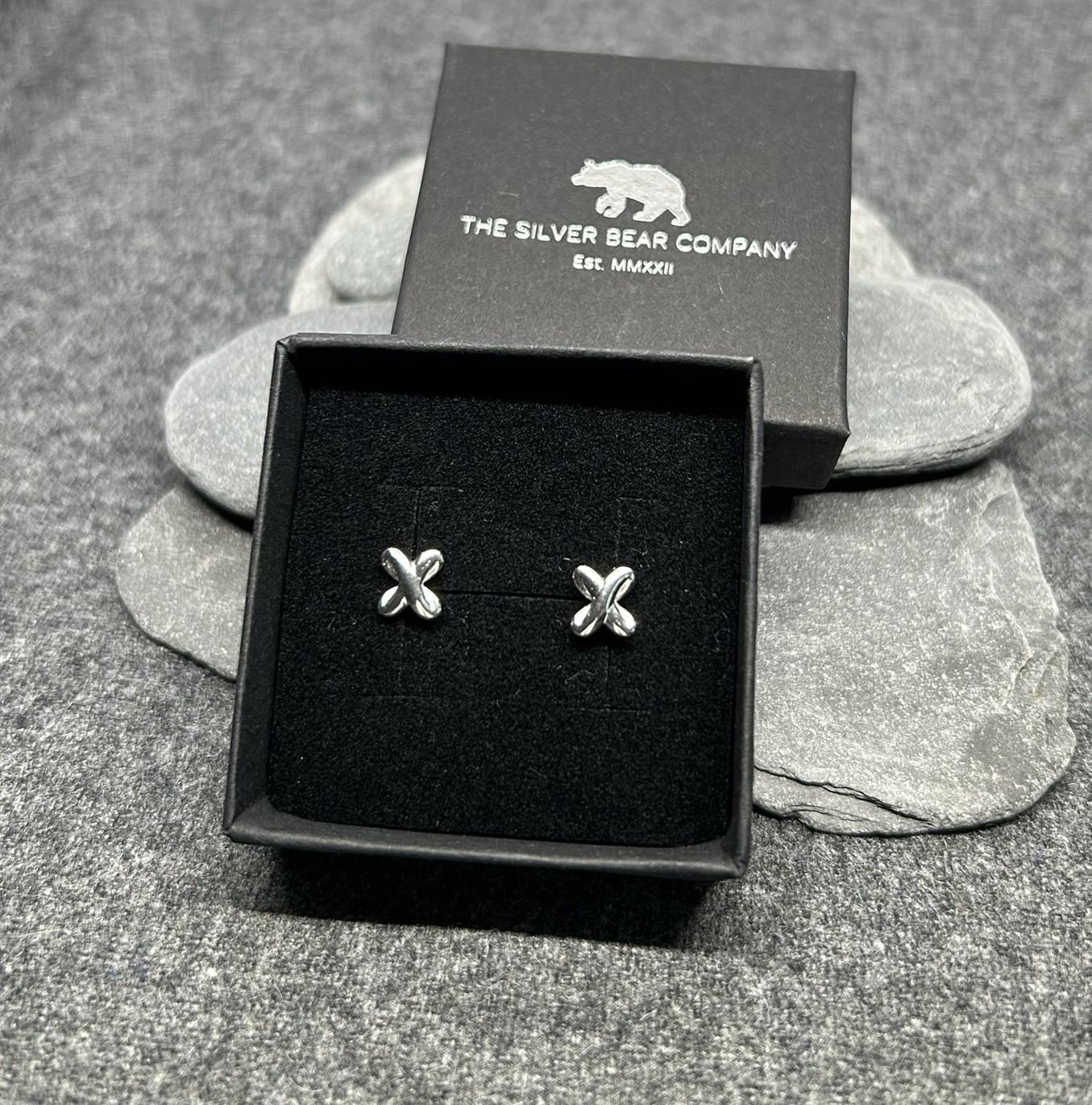 Urban X - 925 Sterling Silver Mini Ear Studs - Boxed