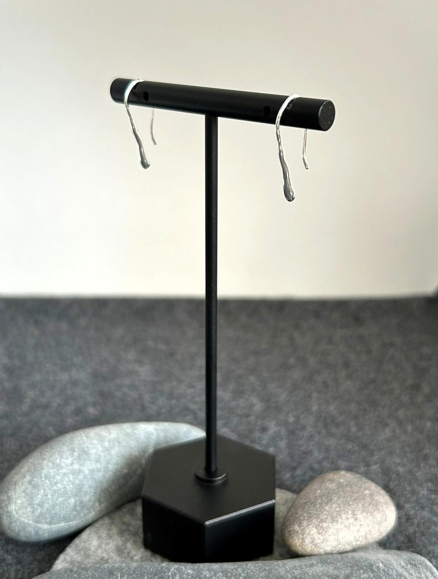 Teardrop Earrings – 925 Sterling Silver Sleek Earrings. Boxed