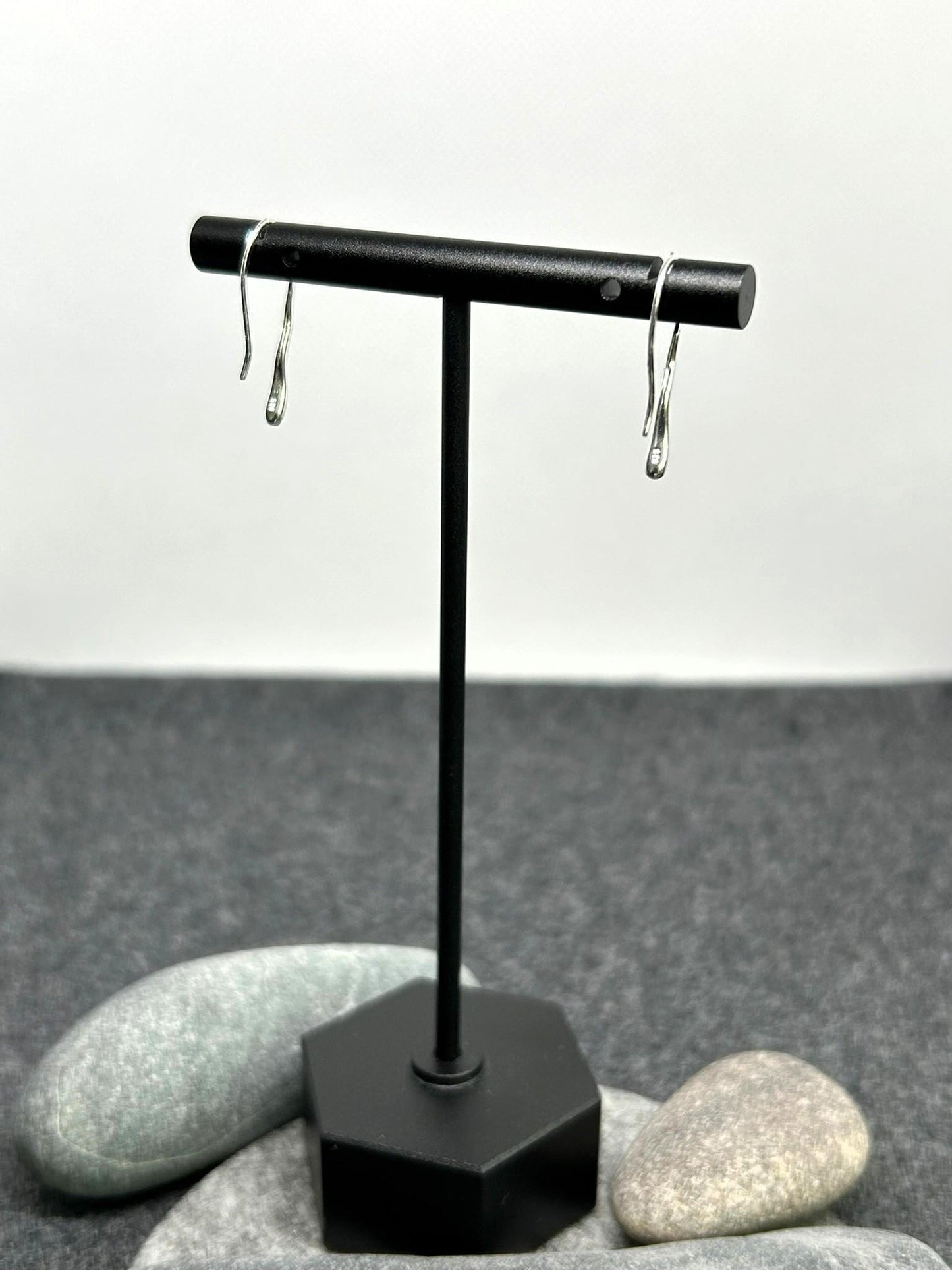 Teardrop Earrings – 925 Sterling Silver Sleek Earrings. Boxed